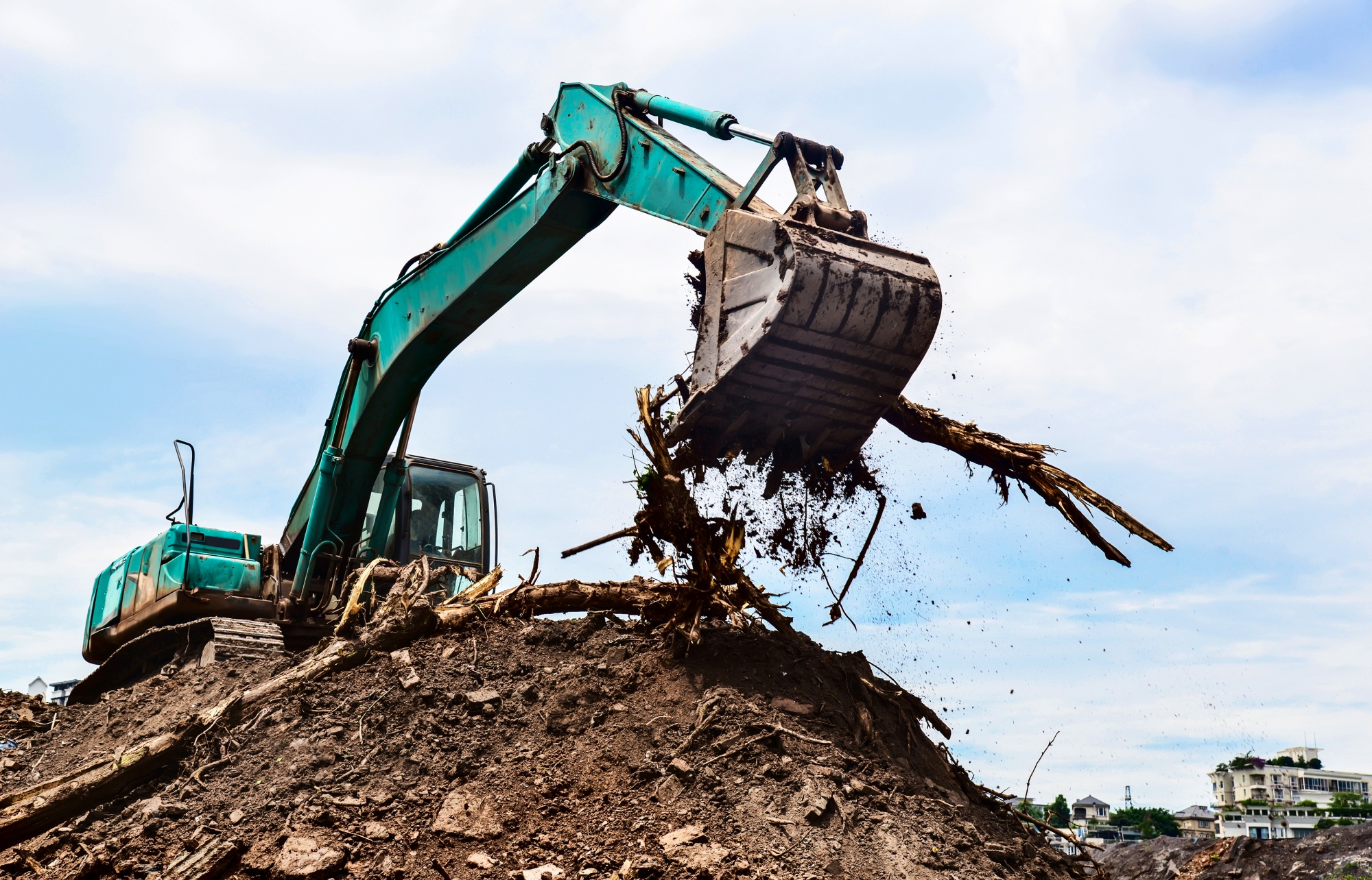 Demolición de una estructura